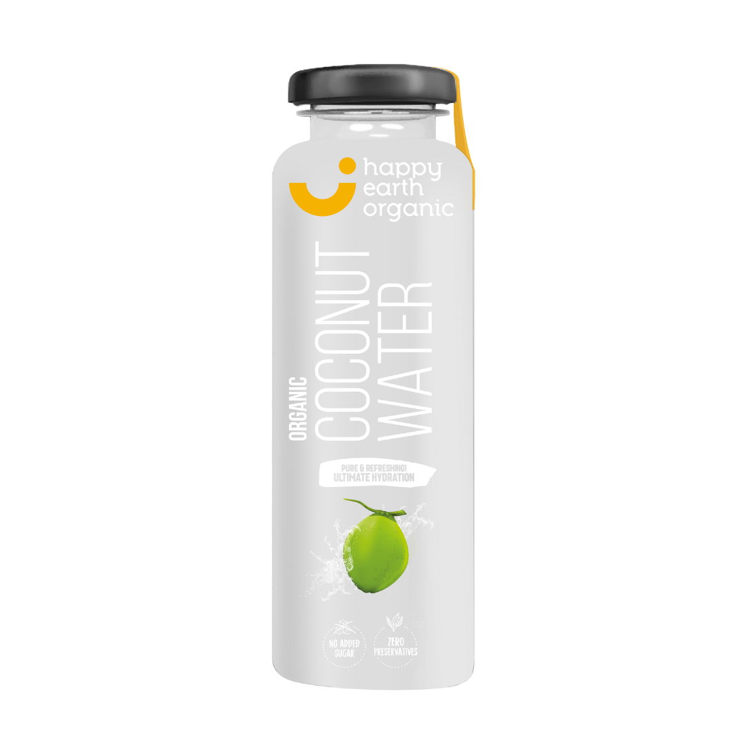 Organic Coconut Water Glass Bottle 350ml