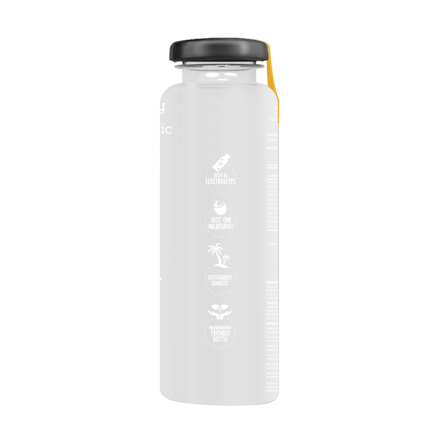 Organic Coconut Water Glass Bottle 350ml