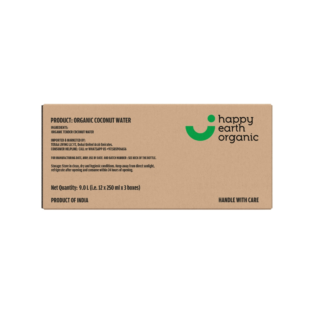 Organic Coconut Water PPE Bottle 250ml