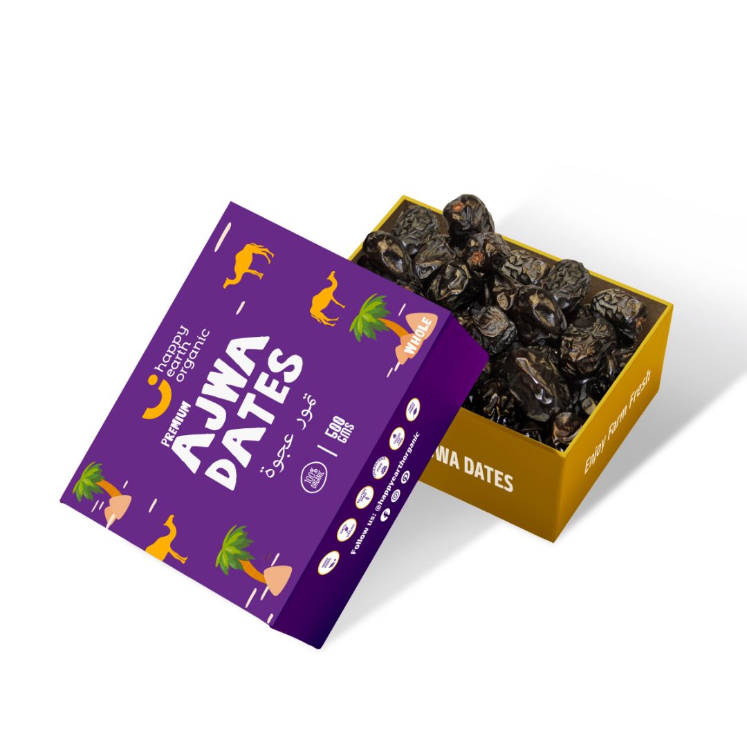 Organic Ajwa Whole Dates-500g