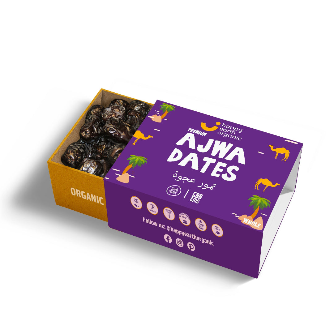 Organic Ajwa Whole Dates-500g
