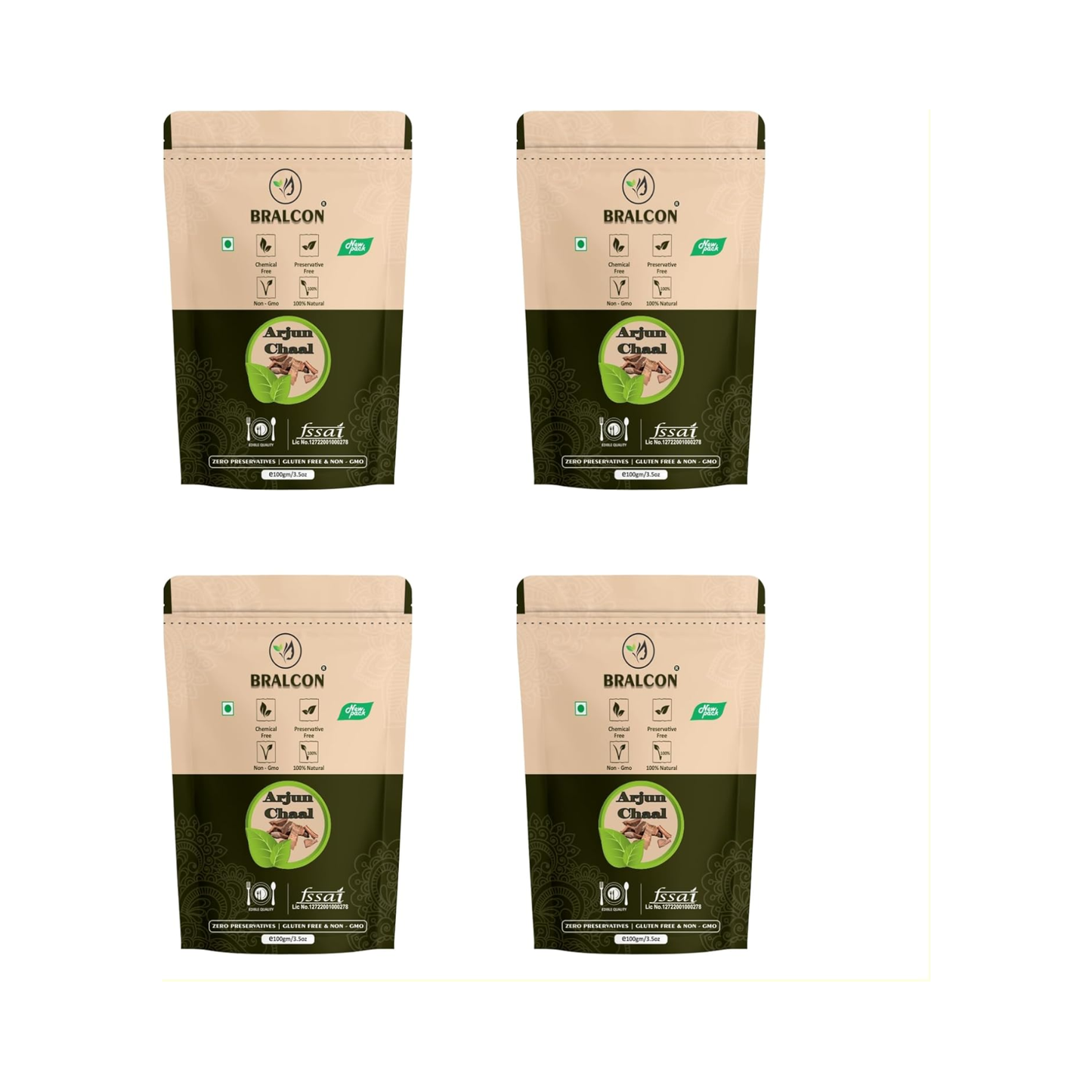 Bralcon Arjun Ki Chaal - 100g(Pack of 4)