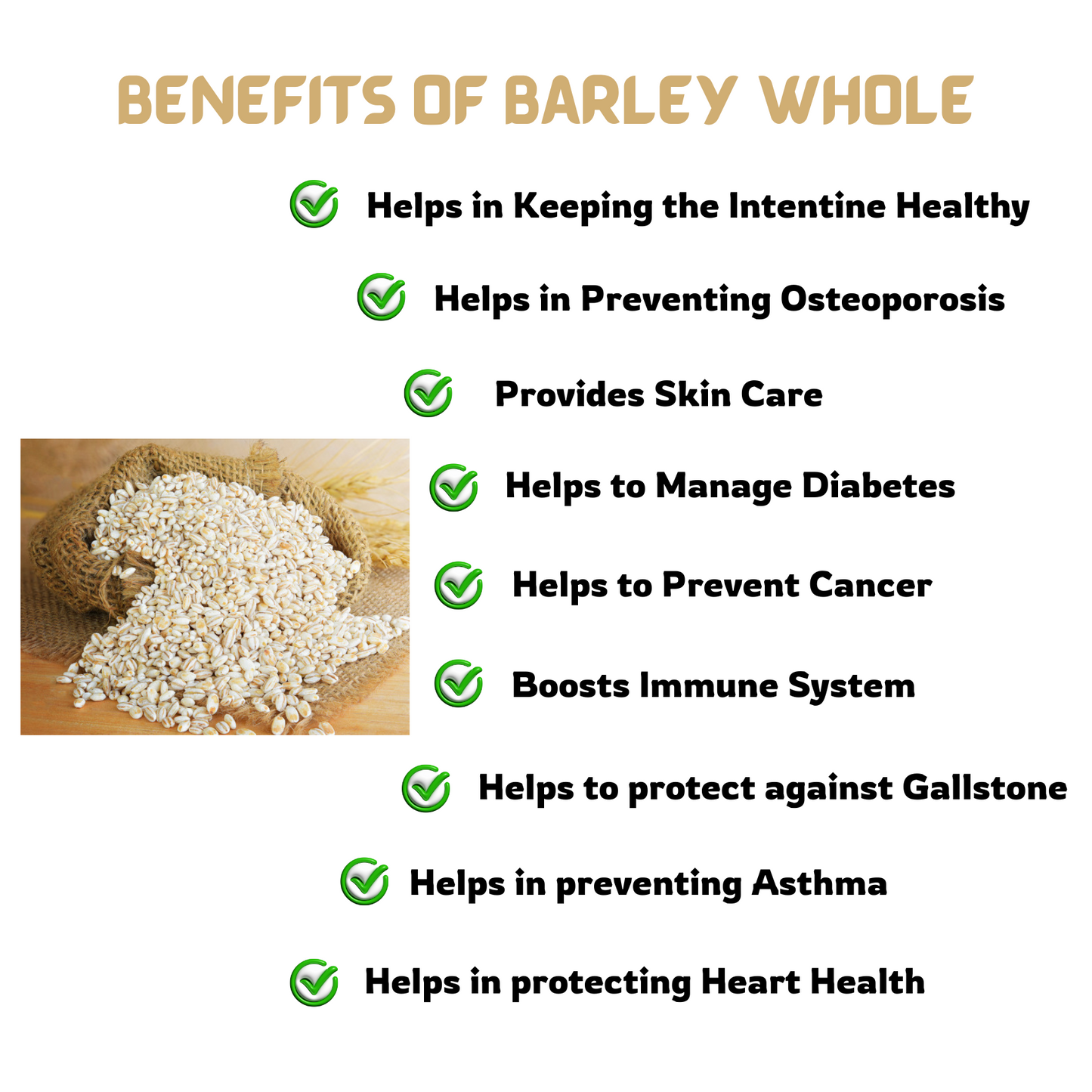 Organic Barley Whole