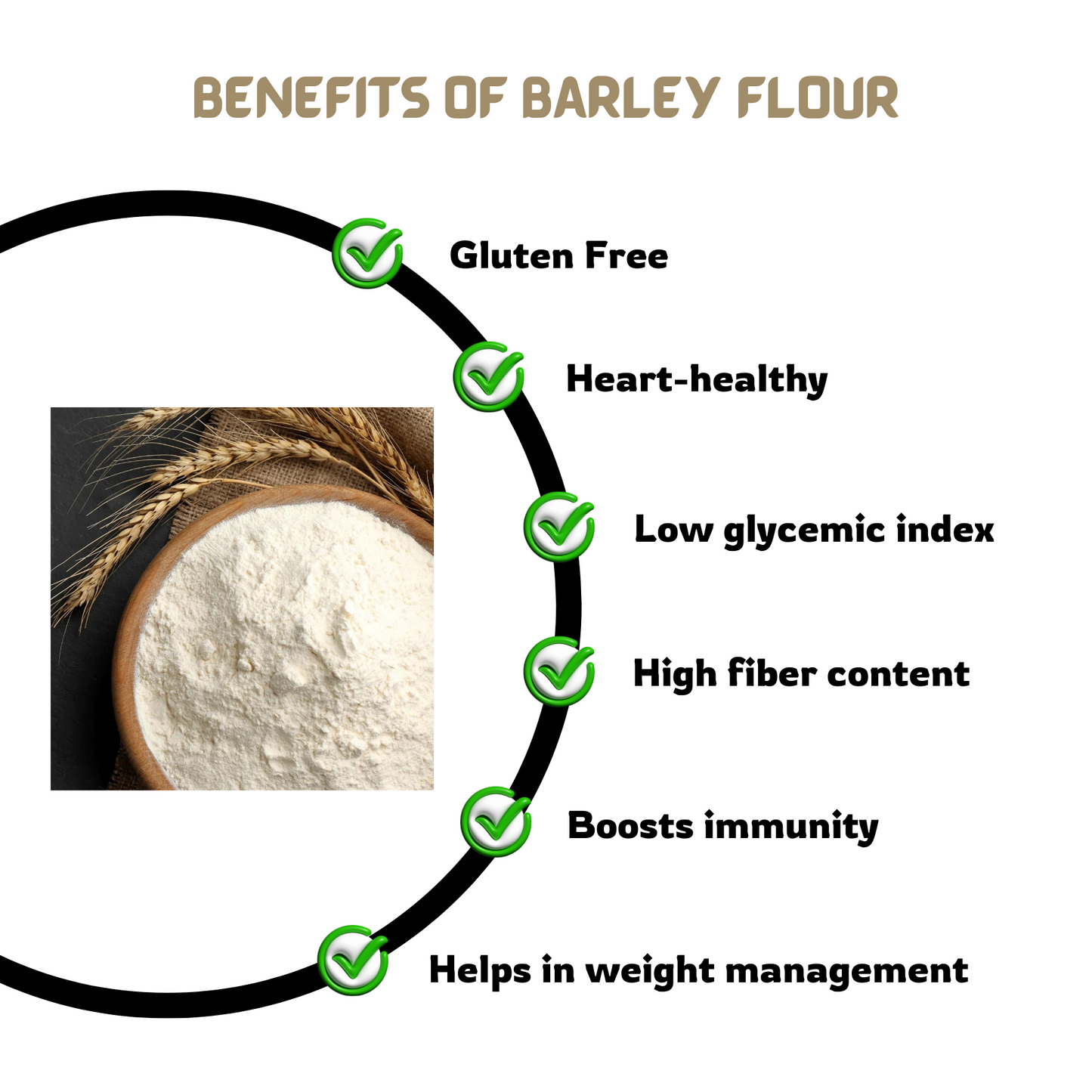 Organic Barley Flour 500gm