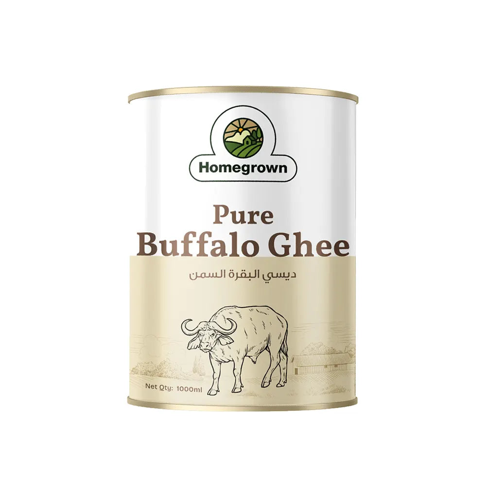 Homegrown Pure Desi Buffalo Ghee 500ml(Tin Pack)