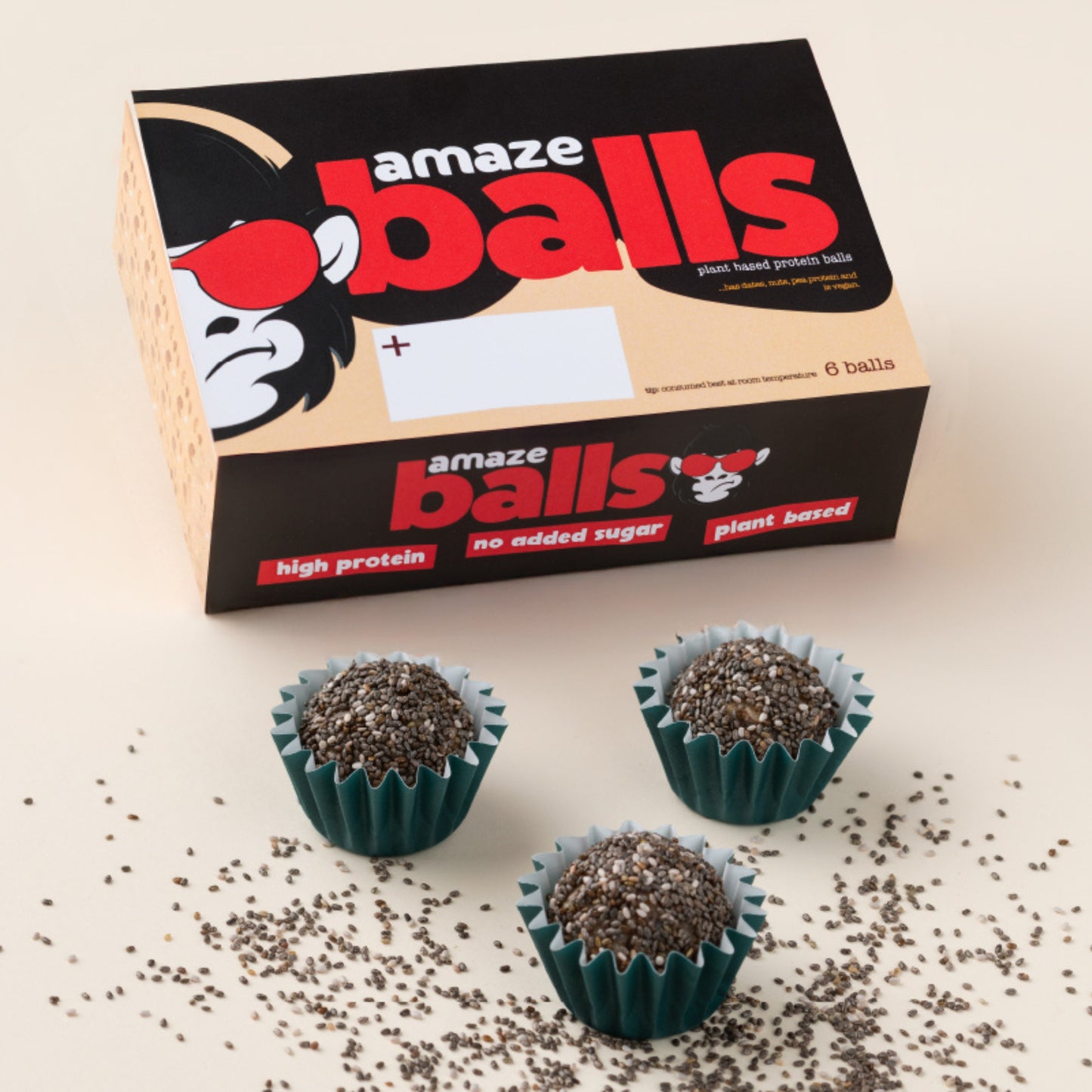Organic Chia Balls Box of 6