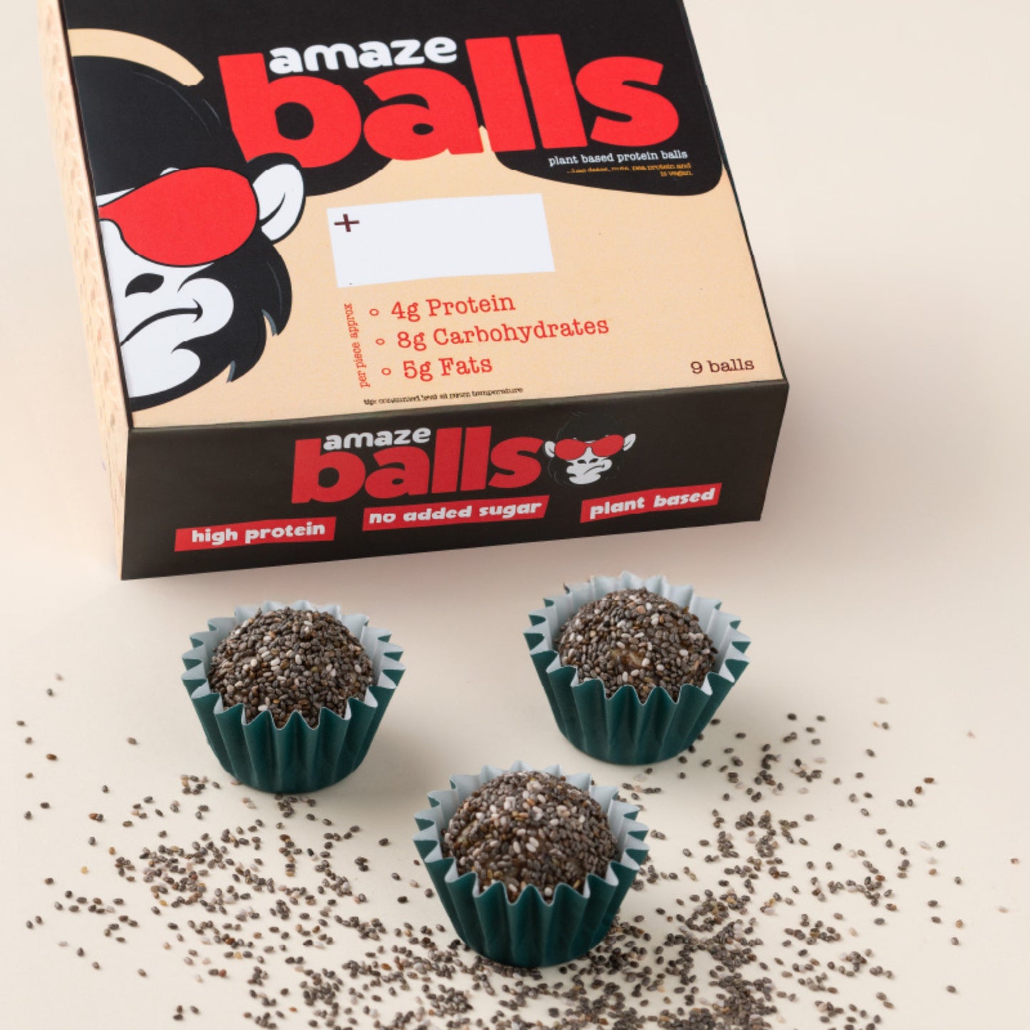 Organic Chia Balls Box of 9