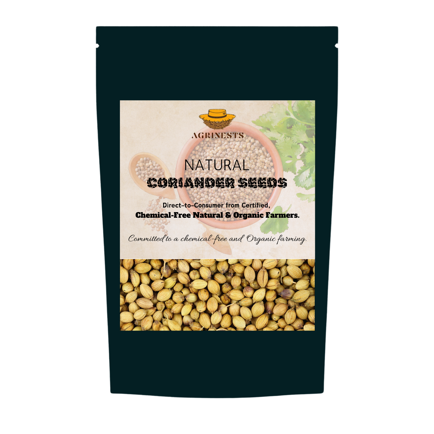 Natural Coriander Seeds 250gm