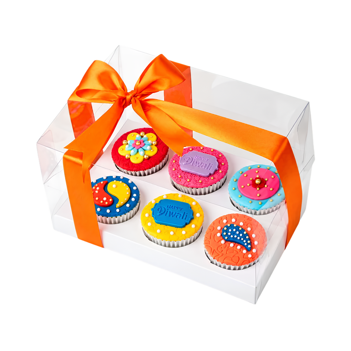 Diwali Colorful Cupcakes