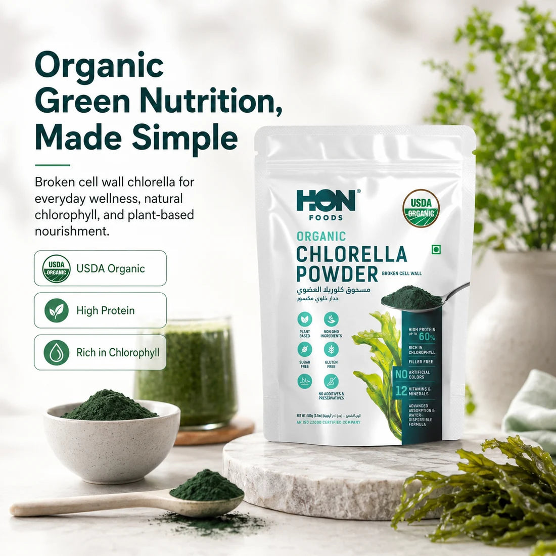 Organic Chlorella Powder 100g(Broken Cell Wall) 100g