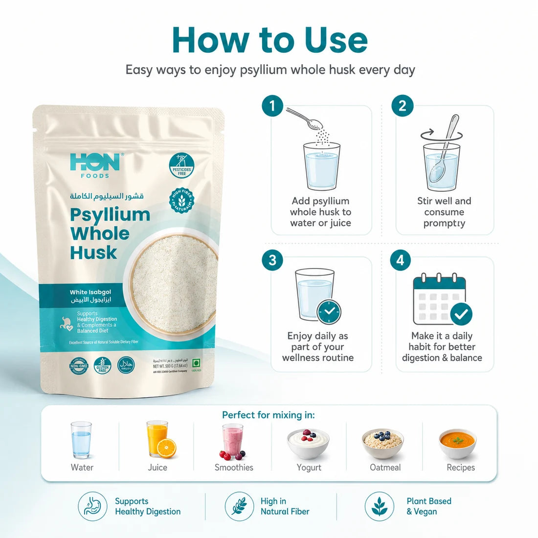 Psyllium Whole Husk 500g