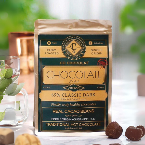 100g Hot Chocolatl - 65% Classic Dark - Vegan, Gluten-Free, Nut-free