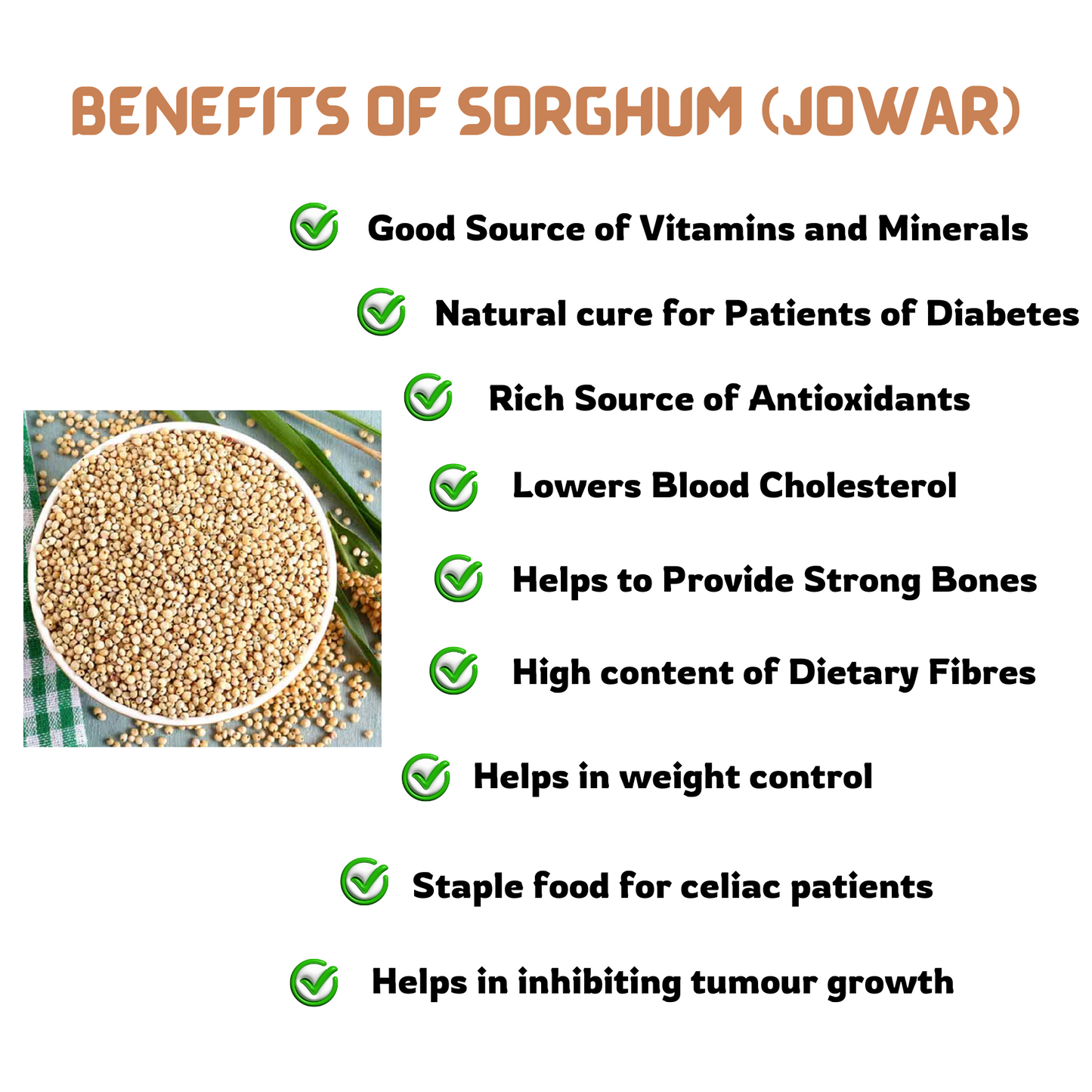 Organic Jowar Whole (Sorghum)