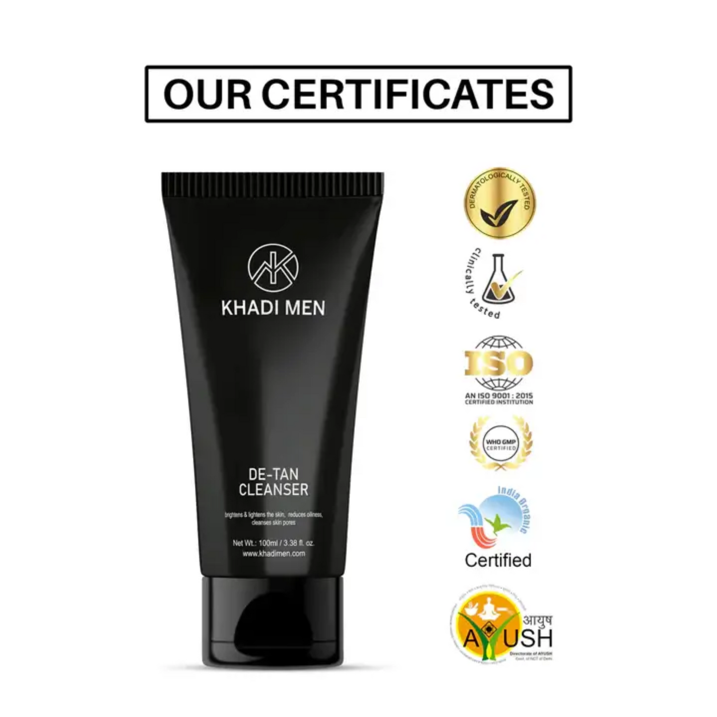 Khadi Men De Tan Cleanser 100g