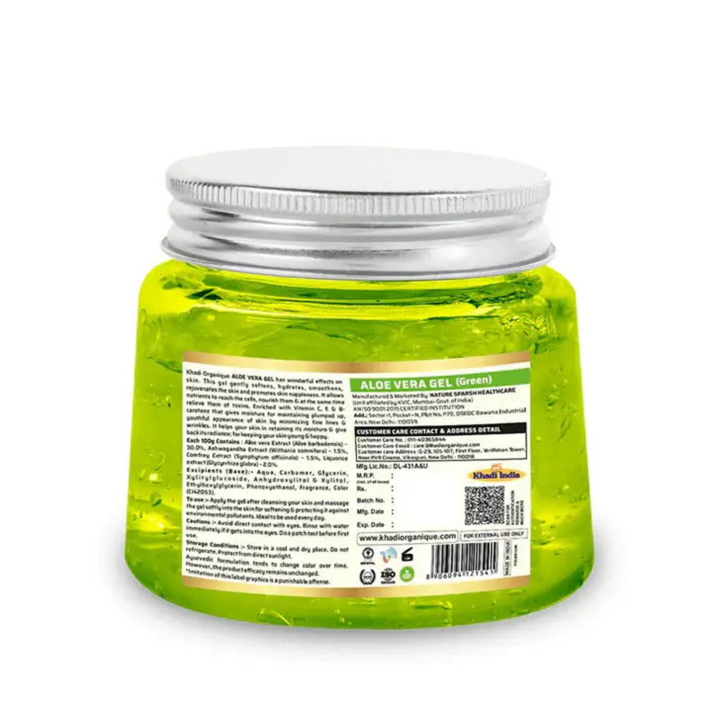 Khadi Organique Aloe Vera Gel (Green) 200g
