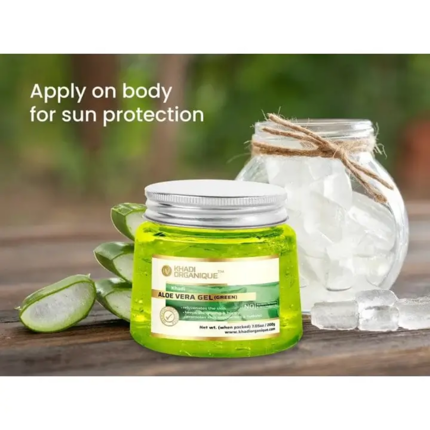 Khadi Organique Aloe Vera Gel (Green) 200g