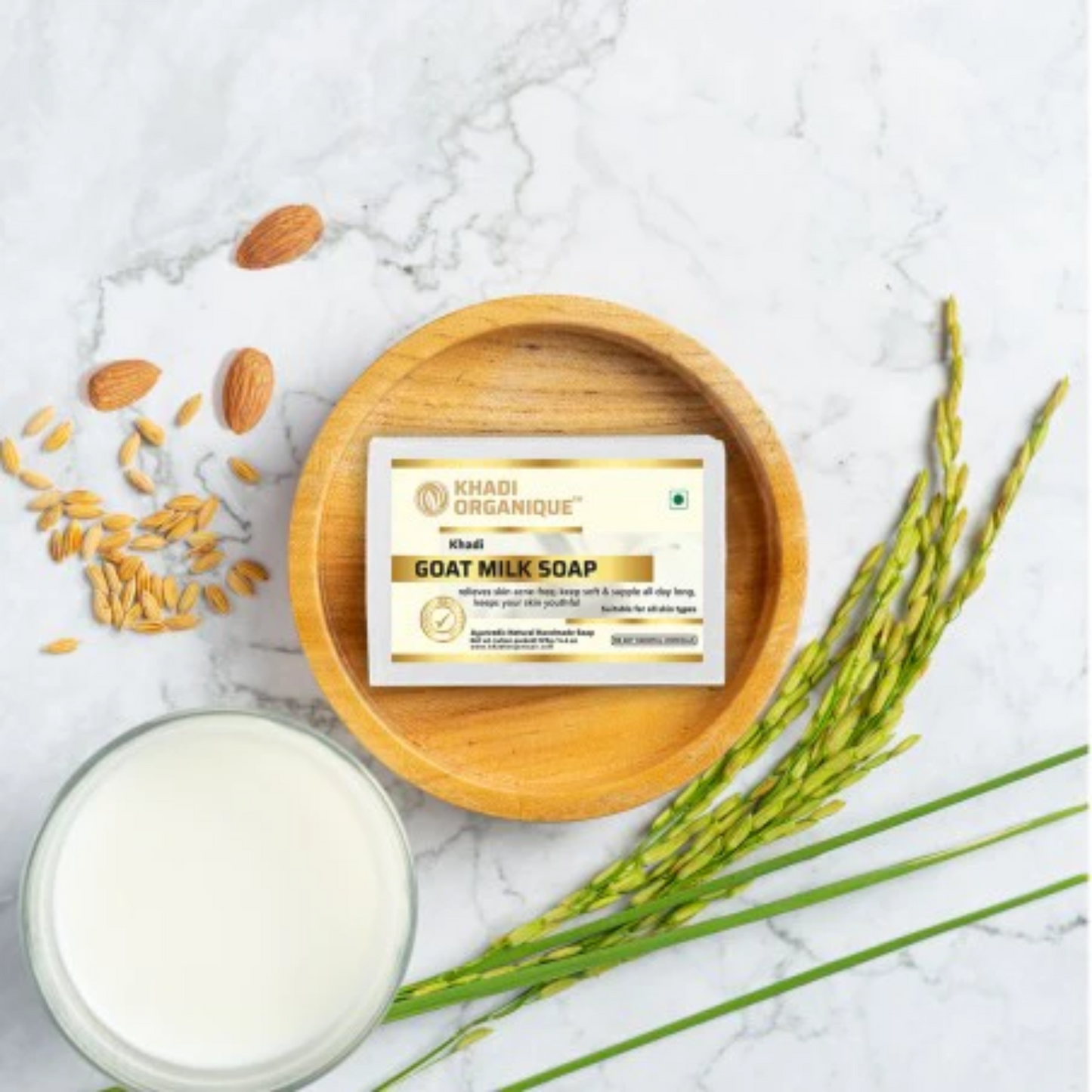 Khadi Organique Goat Milk Soap 125G