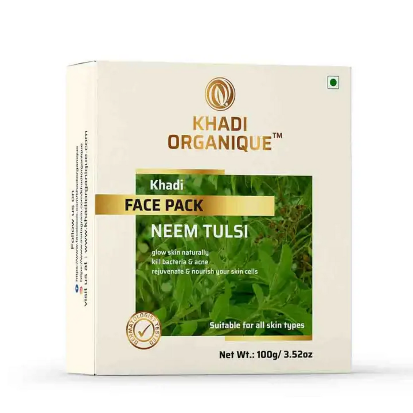 Khadi Organique Neem Tulsi Face Pack 100g