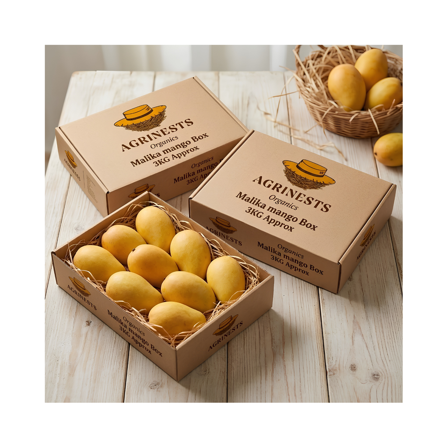Organic Mallika Mango 3kg(Approx)