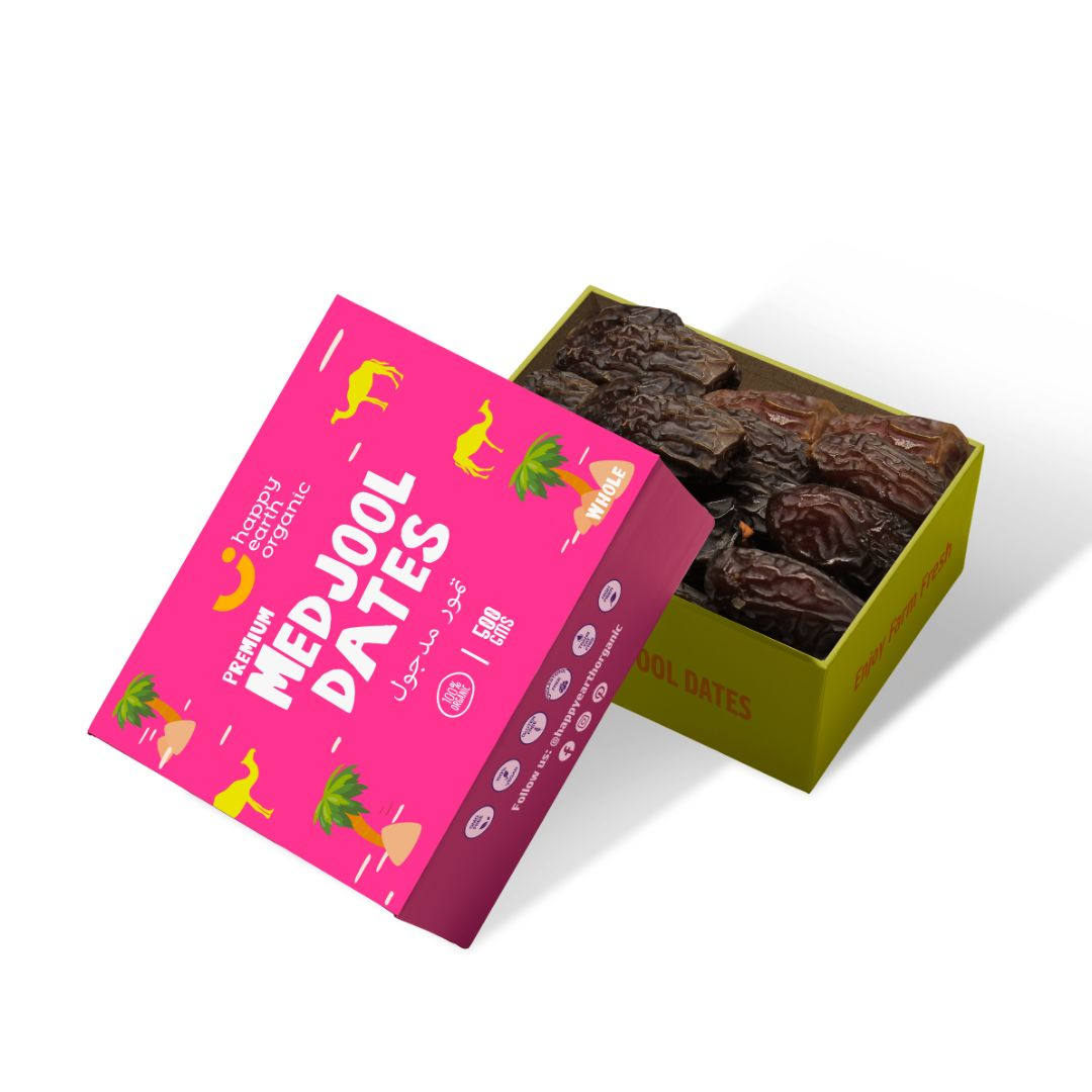Organic Medjool Whole Dates-500g