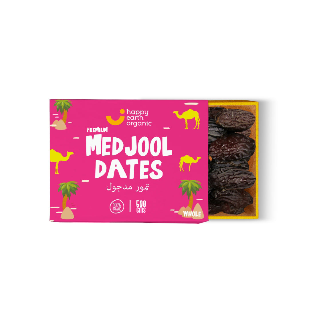 Organic Medjool Whole Dates-500g