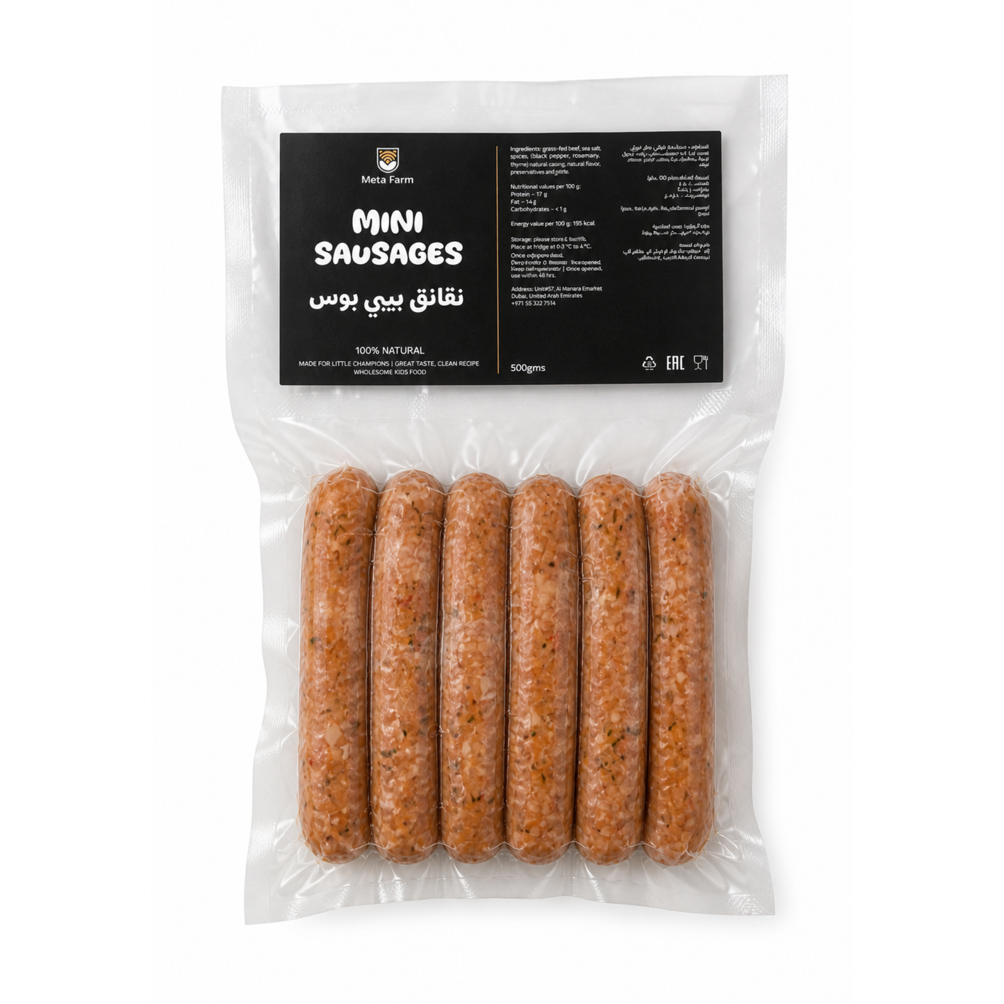 Mini sausages 500g