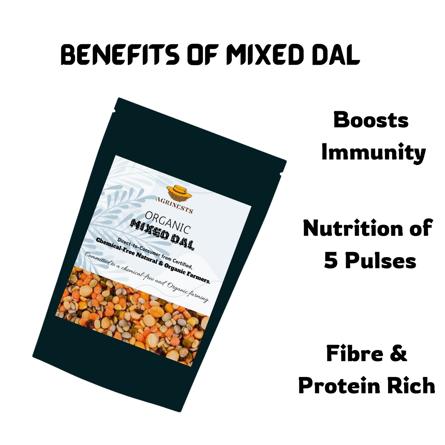 Organic Mixed Dal 500gm