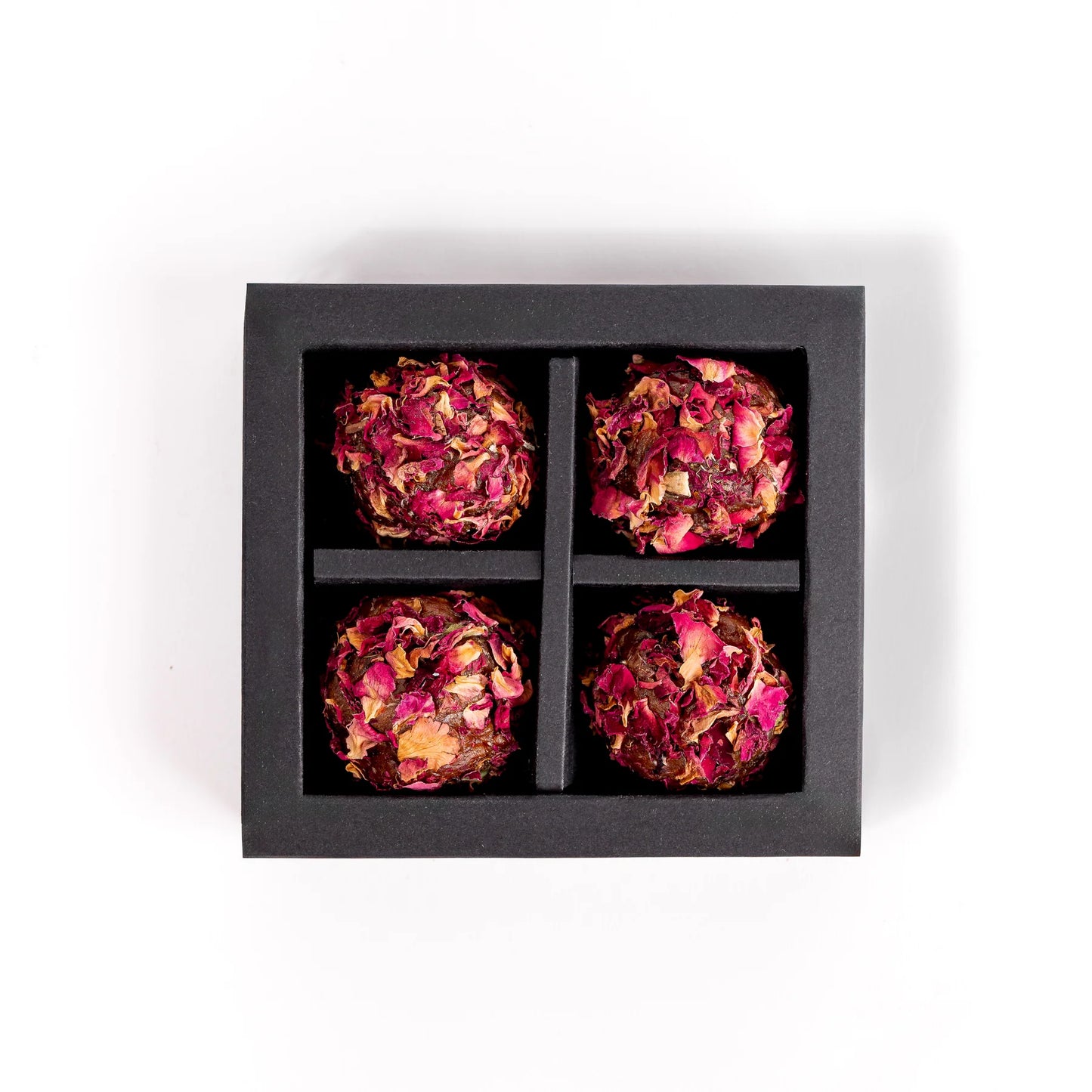 Luxury Eid Rose Date Balls 4pcs Gift Box 92g