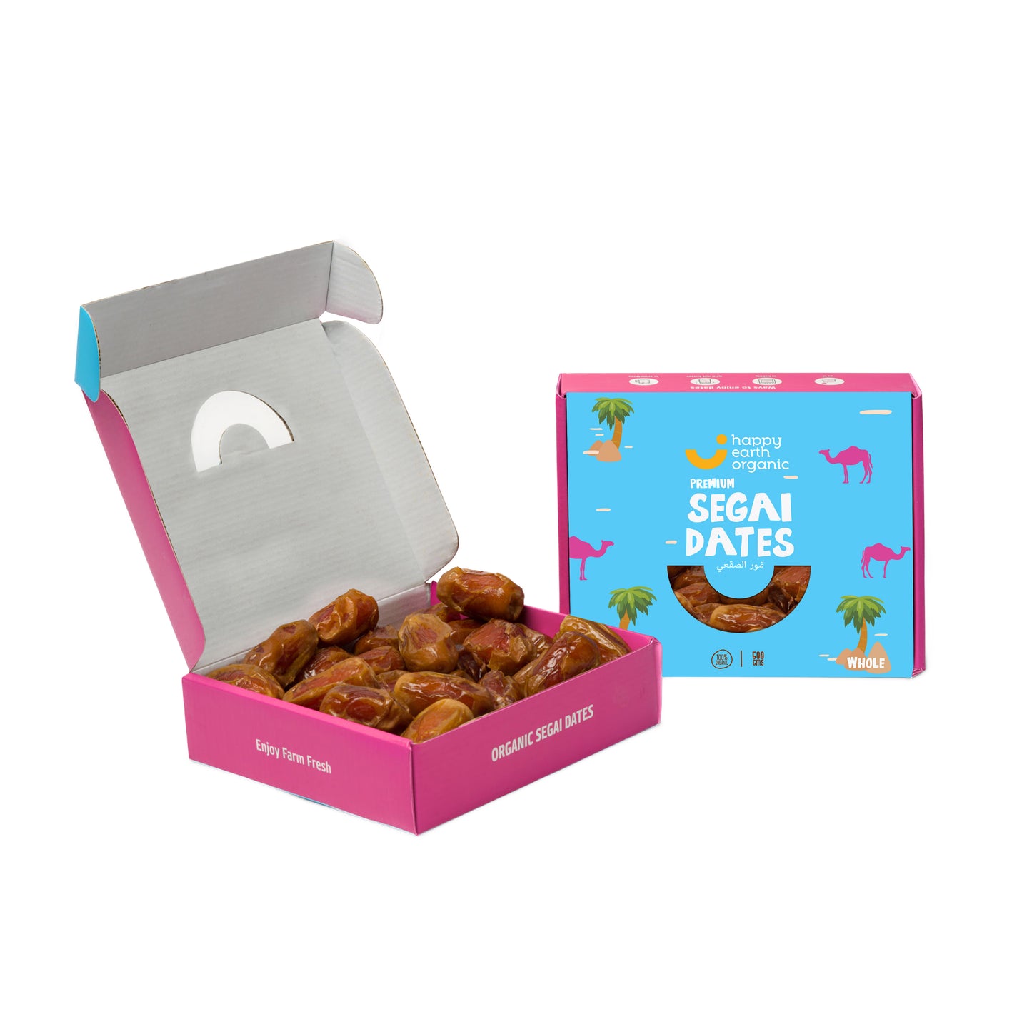 Organic Segai Whole Dates-500g