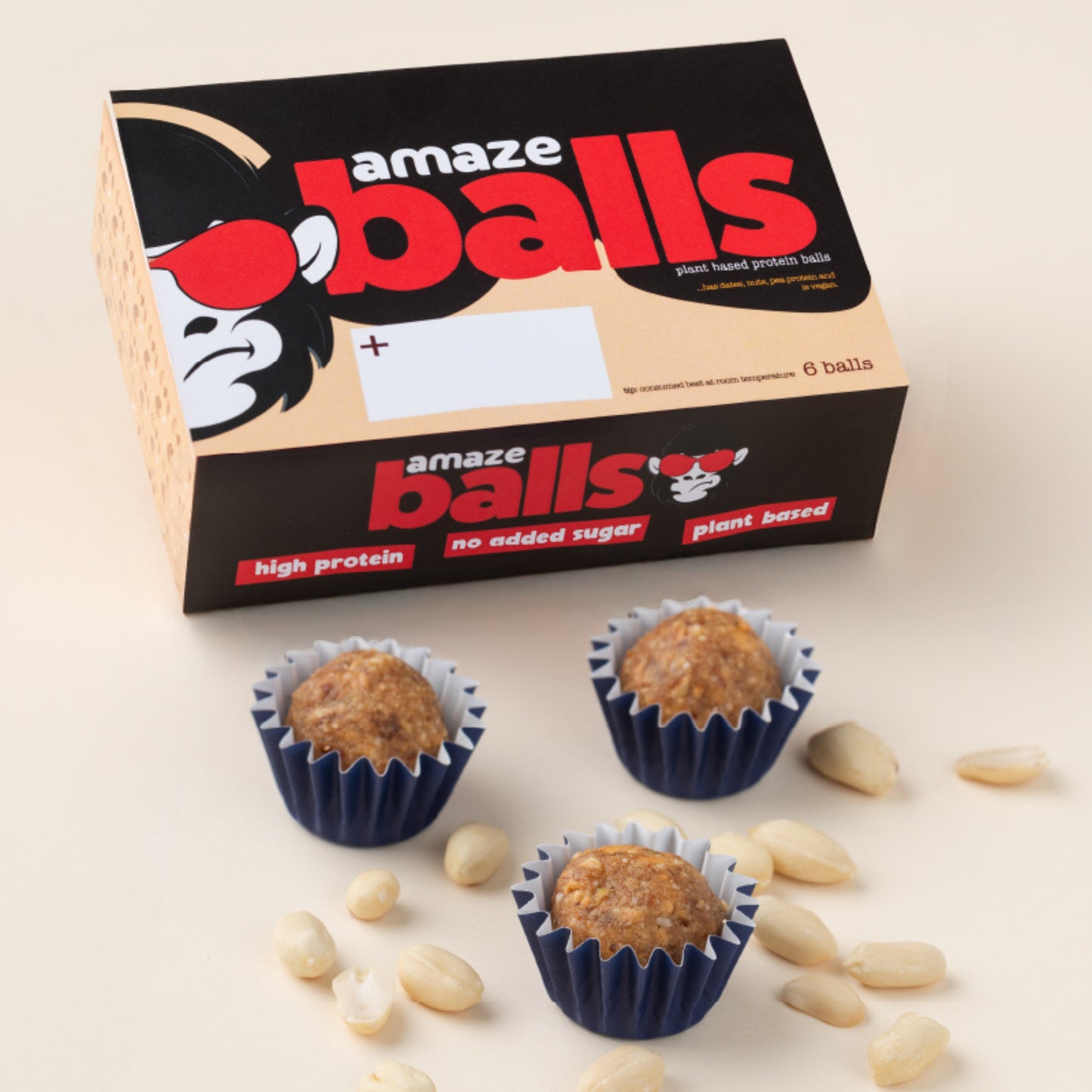 Organic Peanut Butter Balls Box of 6