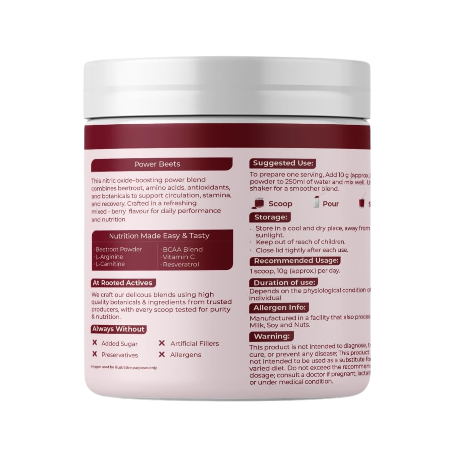 Rooted Actives Power Beets 250g