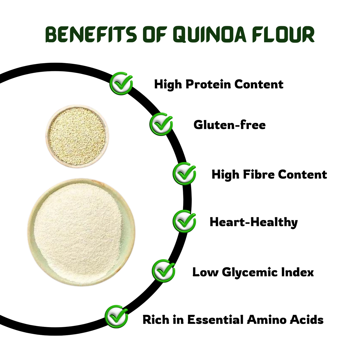 Organic Quinoa Flour 500gm