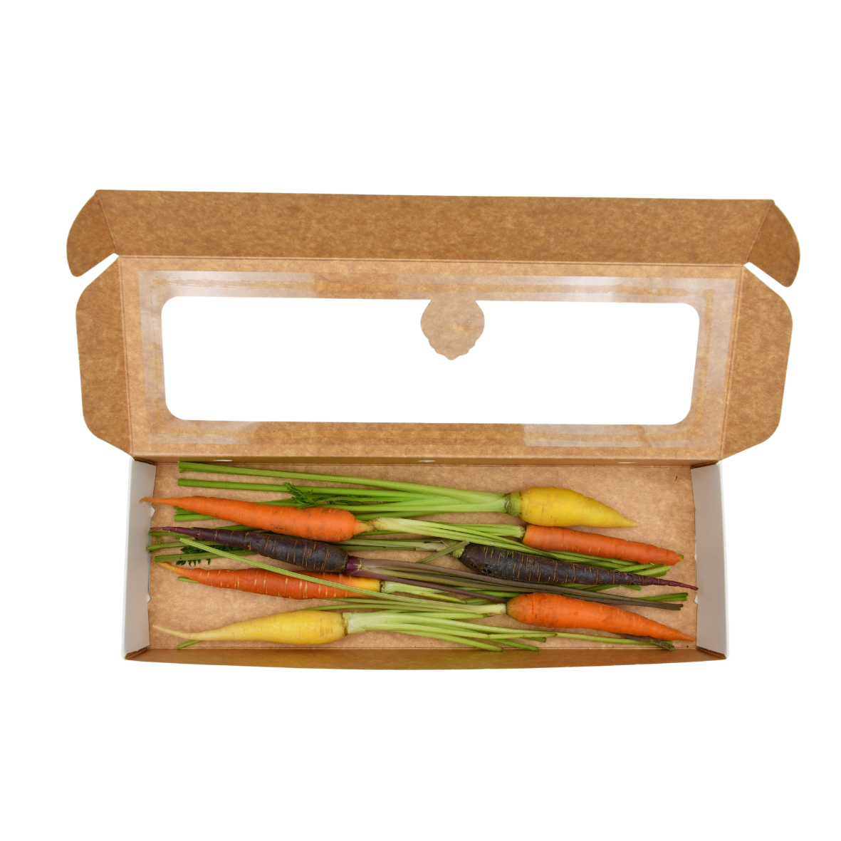 Hydroponically Grown Rainbow Carrots 200gms