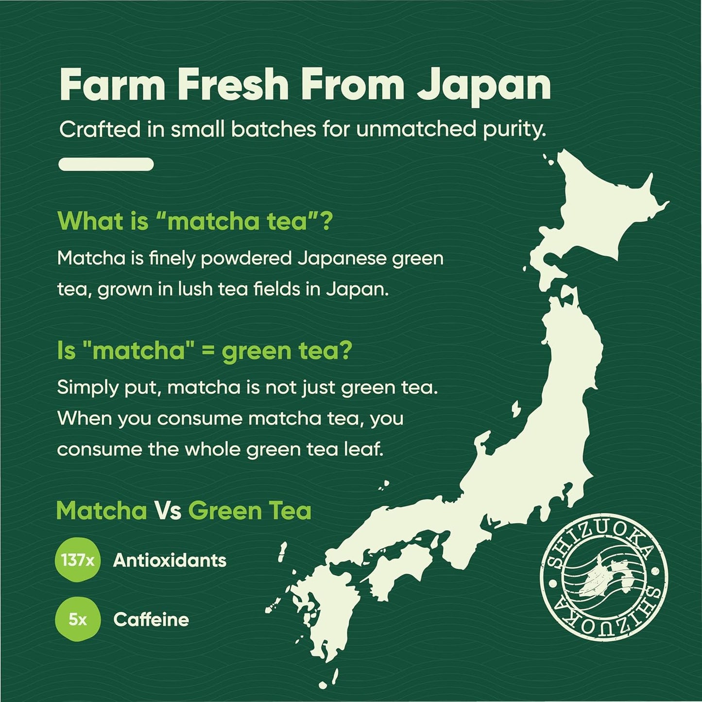 Tencha Vanilla Matcha Green Tea 50g