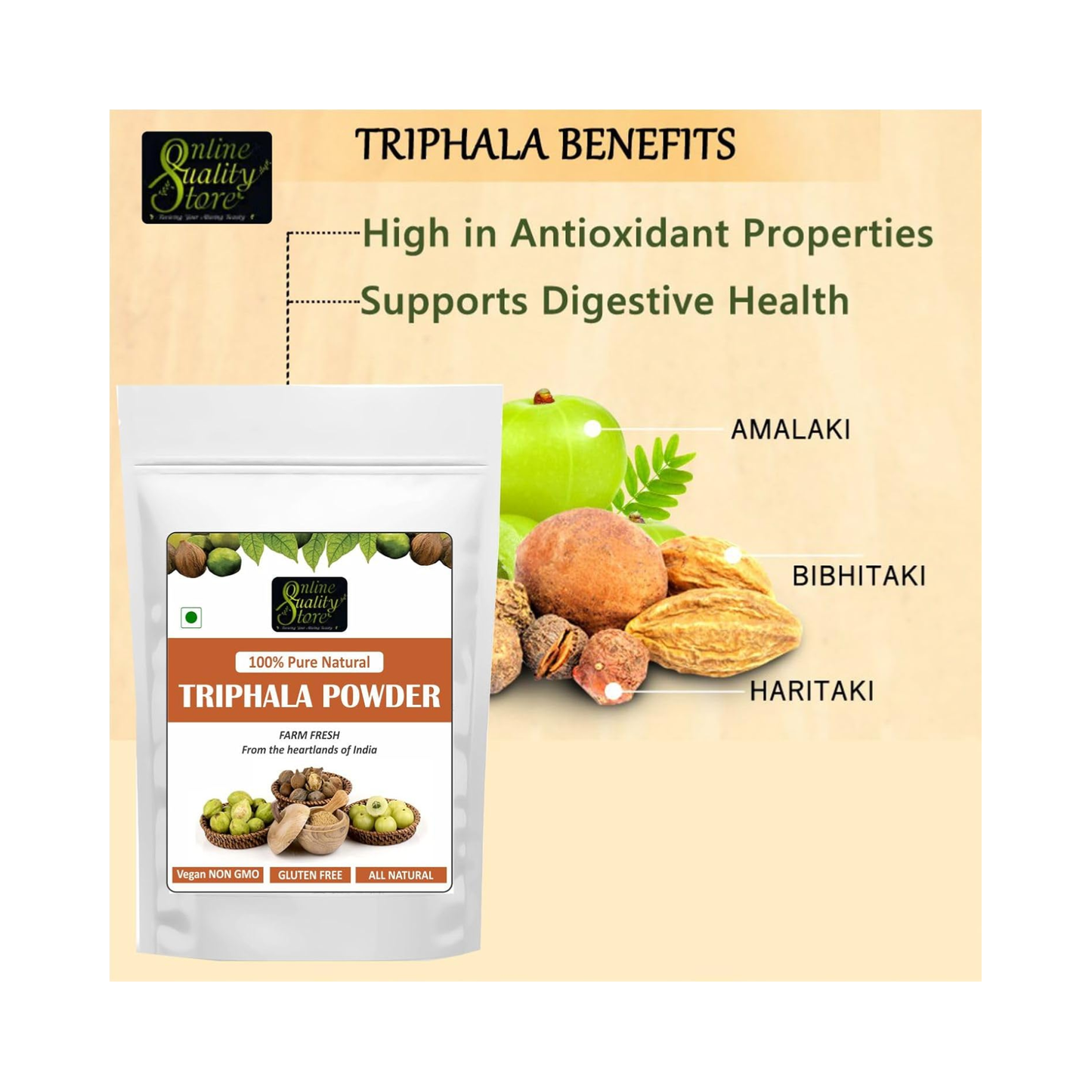 Online Quality Store Triphala Powder–100g