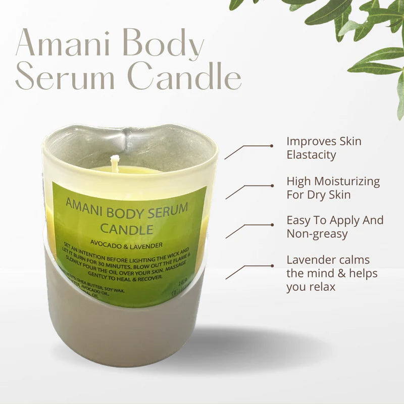 Amani Body Serum Candle 200ml
