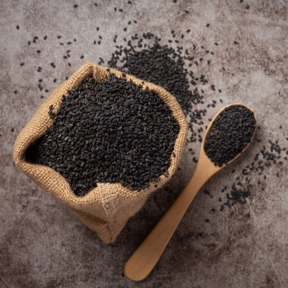 Natural Black Sesame Seeds 100gm