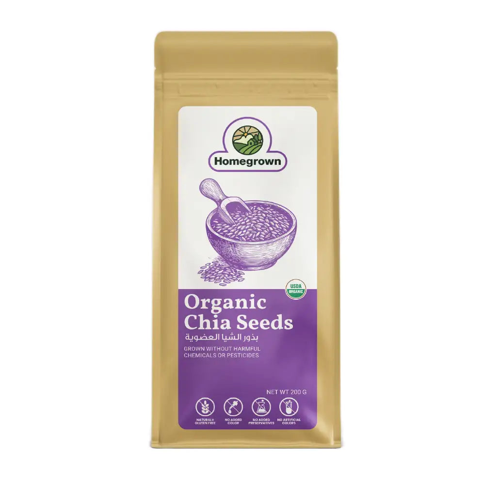 Homegrown Organic Chia Seeds 200g