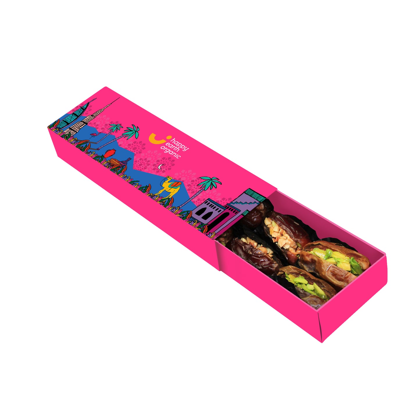 Organic Dubai Pink Filled Dates-145g