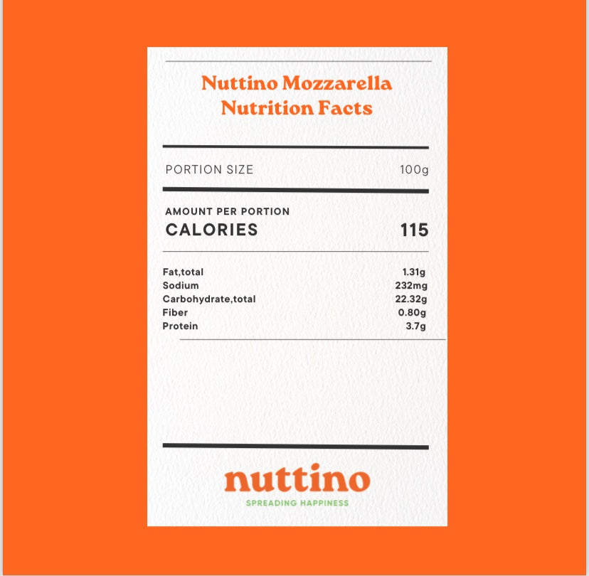 Nuttino Cashew Mozzarella Cheese Block 200g