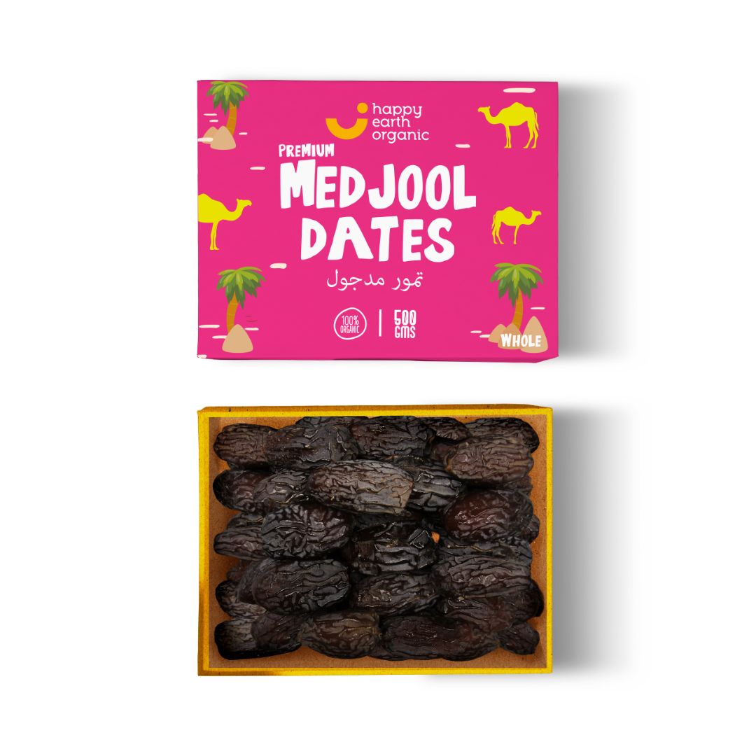 Organic Medjool Whole Dates-500g