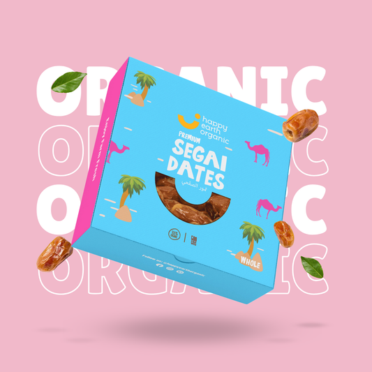 Organic Segai Whole Dates-500g