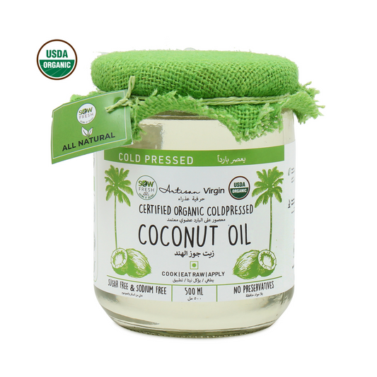 Sow Organic Coconut Oil 500ml