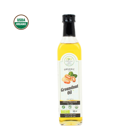 Sow Organic Groundnut Oil 500ml