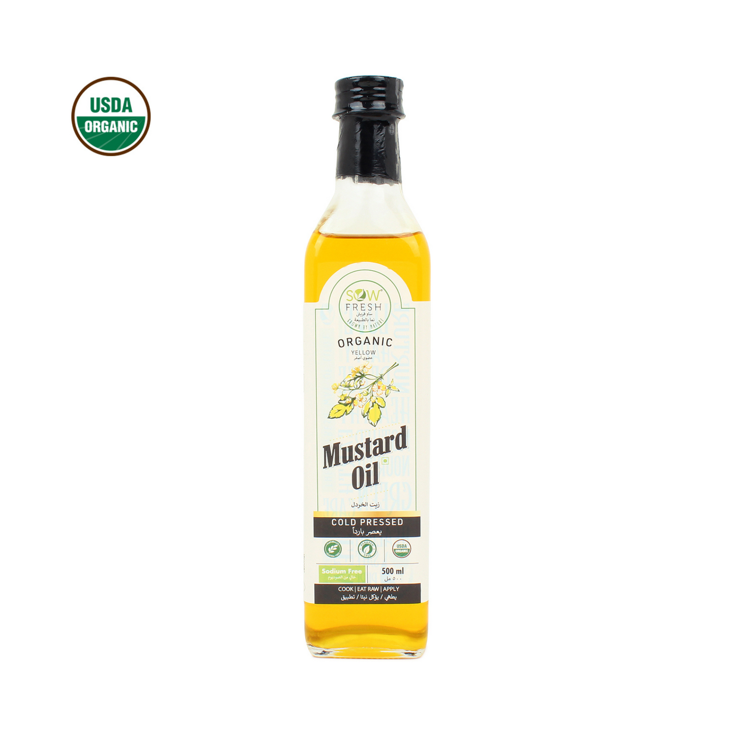 Sow Organic Mustard Oil 500ml