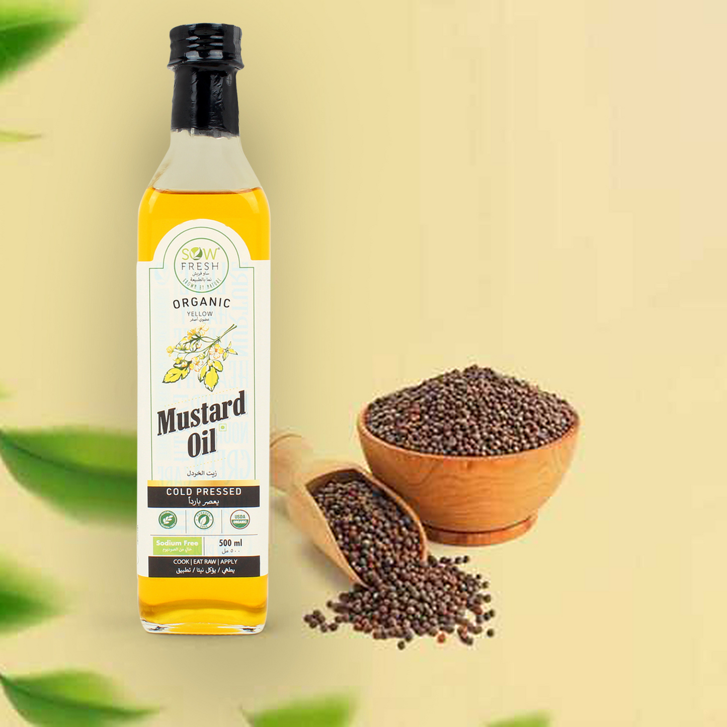 Sow Organic Mustard Oil 500ml