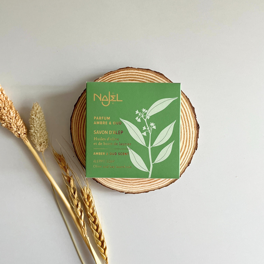 Najel Natural Aleppo Soap Amber & Oud Scent