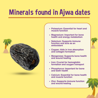 Organic Ajwa Whole Dates-500g