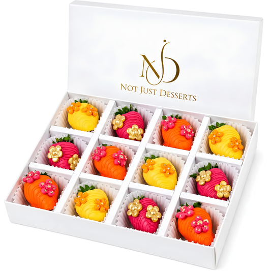 Diwali Chocolate Strawberry Gift Box Of 12