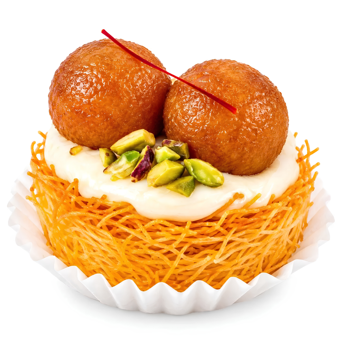 Diwali Fusion Jamun Kunafa Bites Set Of 4